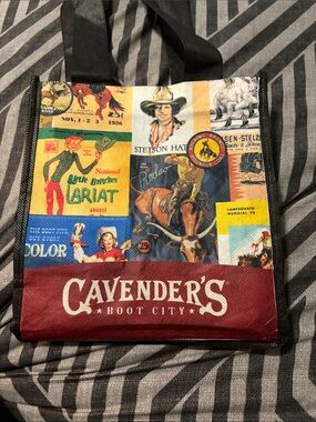 Cavender's Multicolor Canvas Tote Bag - Cavender's Boot City recycled material